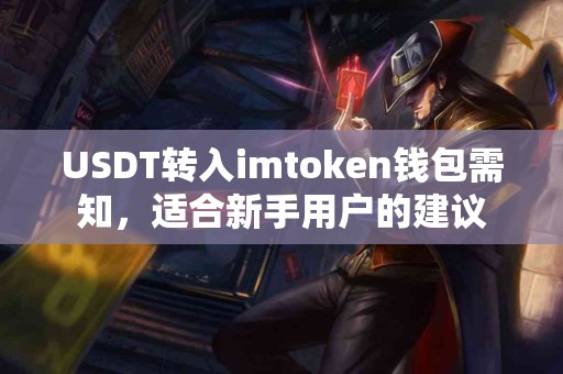 USDT转入imtoken钱包需知，适合新手用户的建议
