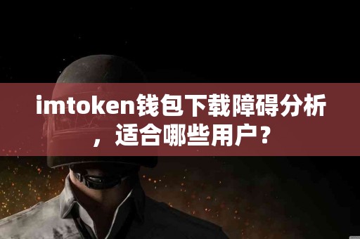 imtoken钱包下载障碍分析，适合哪些用户？